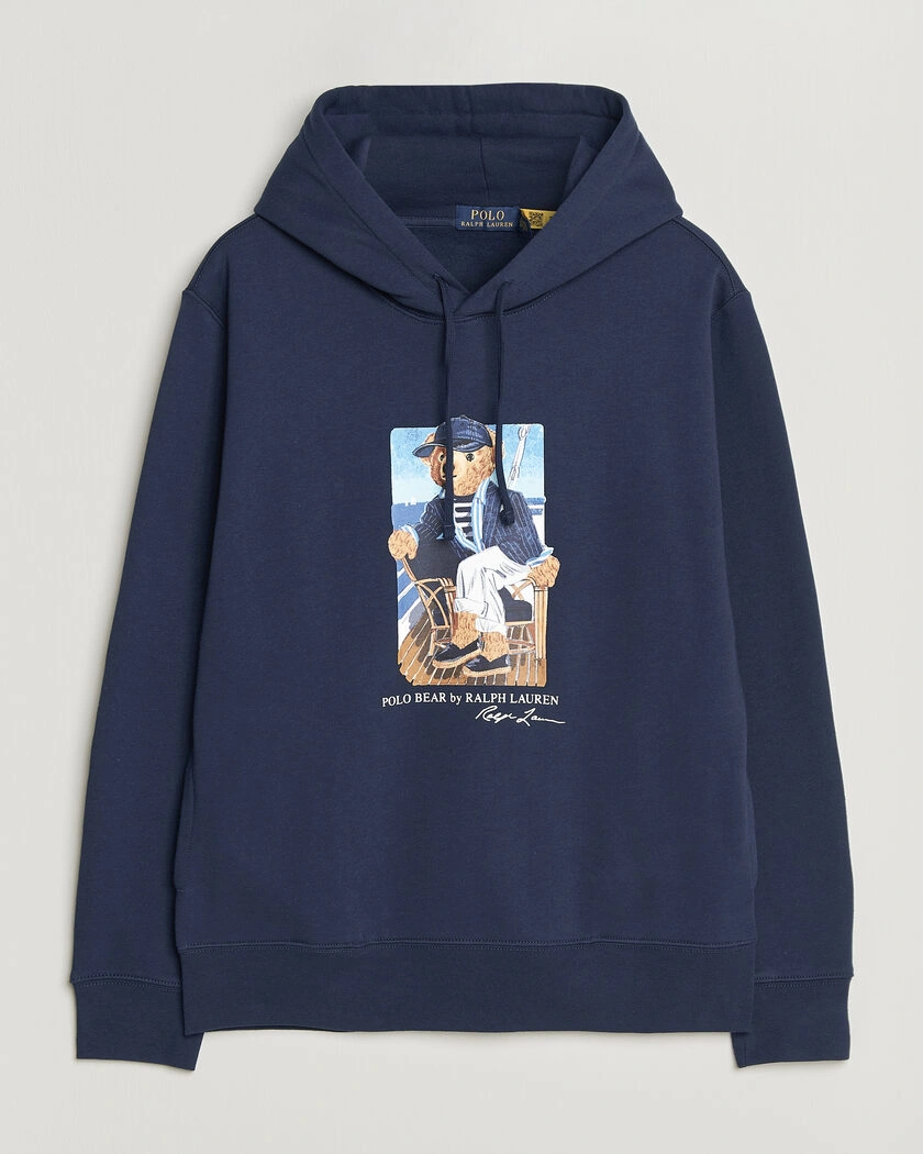 Polo Ralph Lauren Newport Bear Hoodie Navy – Blå