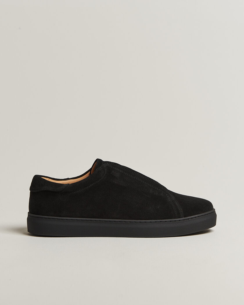 Myrqvist Alnö Monochrome II Sneakers Black Suede – Svart