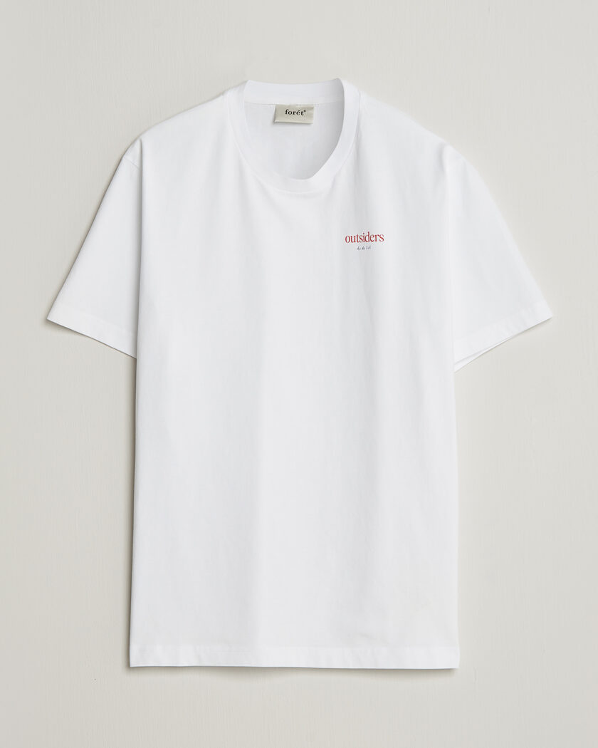 Forét To Do Back Print T-Shirt White – Vit