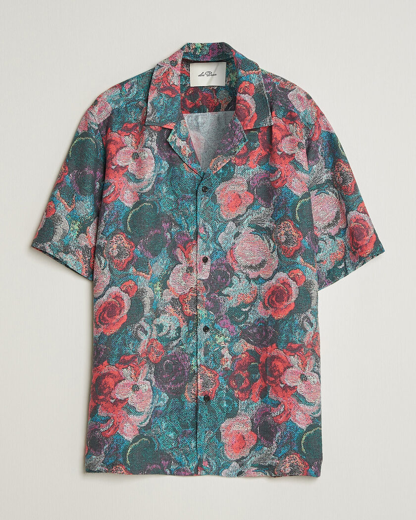 LES DEUX Bouquet AOP Short Sleeve Shirt Multi – Flerfärgad