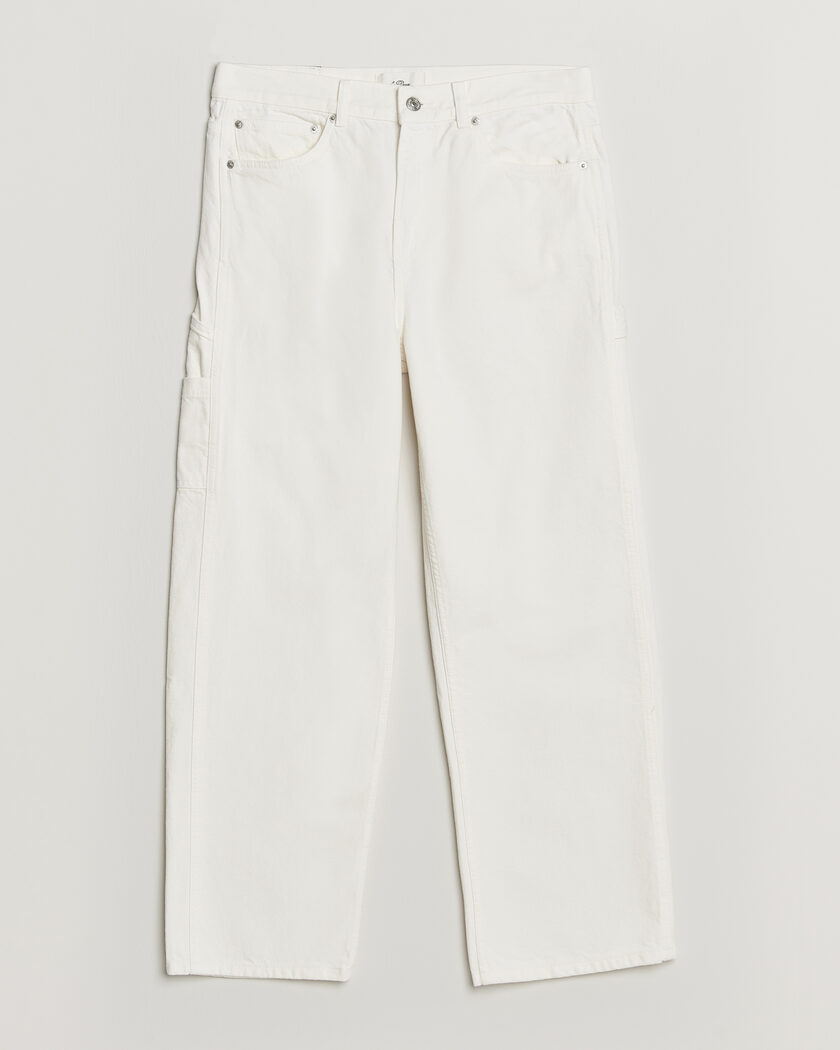 LES DEUX Carpenter Jeans Light Ivory – Vit