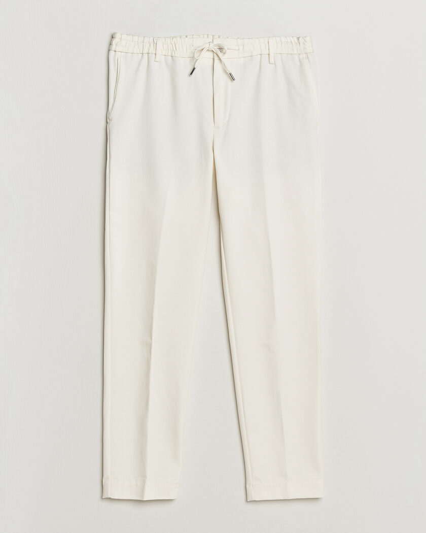 BOSS BLACK Kane Drawstring Trousers Open White – Vit
