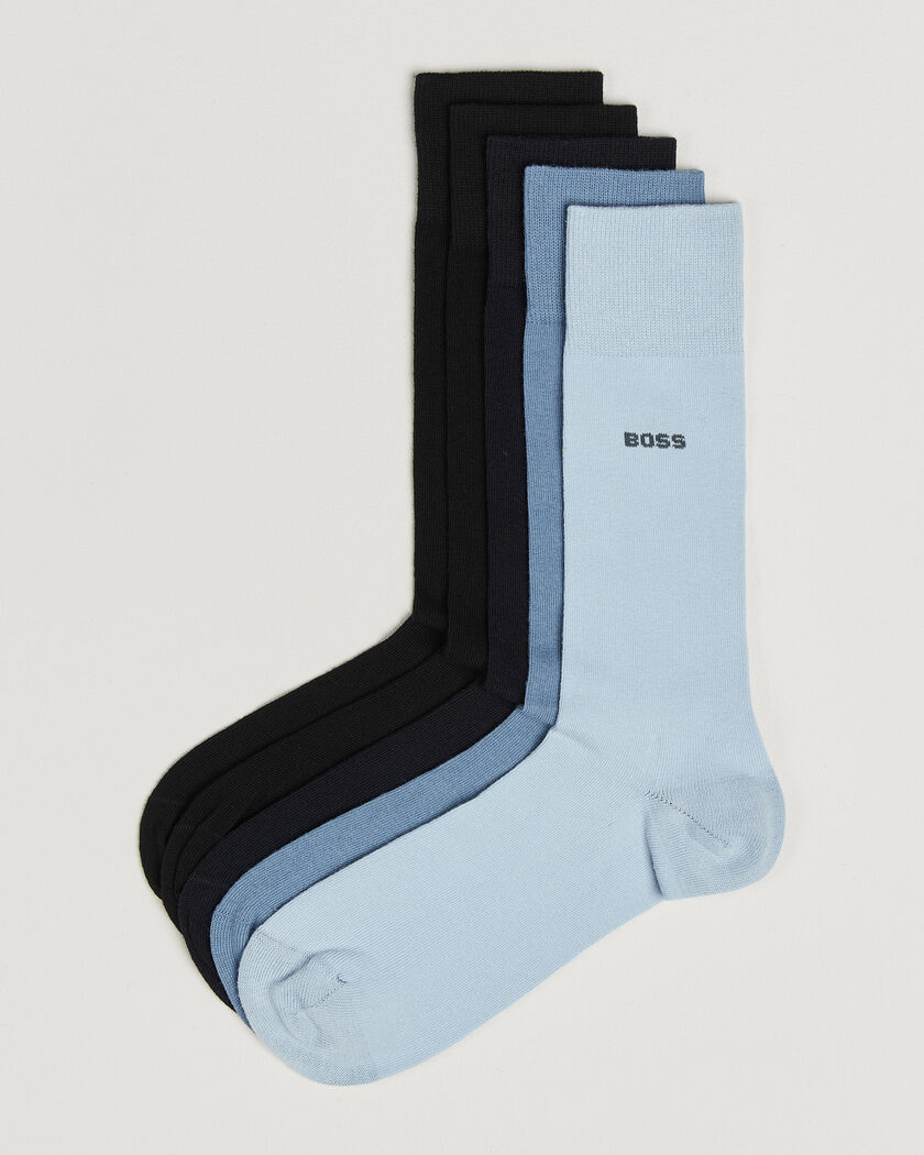 BOSS BLACK 5-Pack RS Uni Socks Multi – Flerfärgad