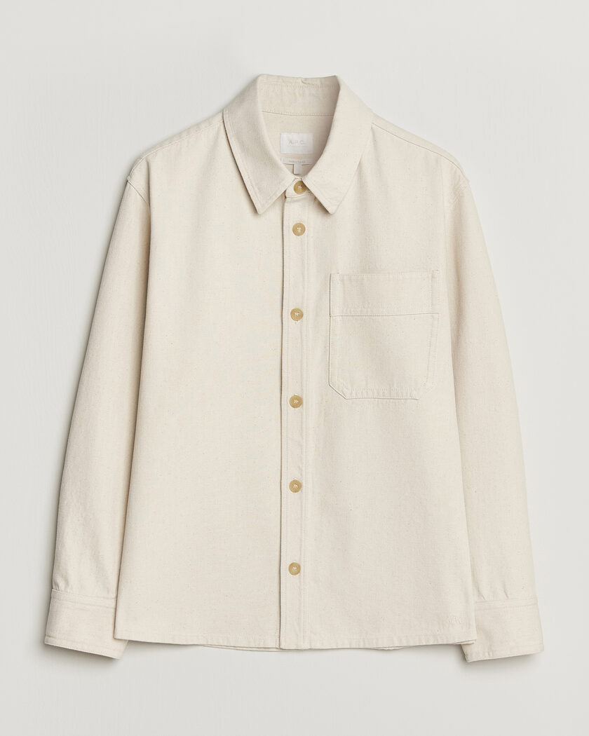 A.P.C. Basile Overshirt Off White – Vit