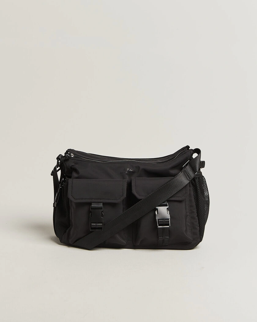 A.P.C. Trek Crossbody Bag Black – Svart