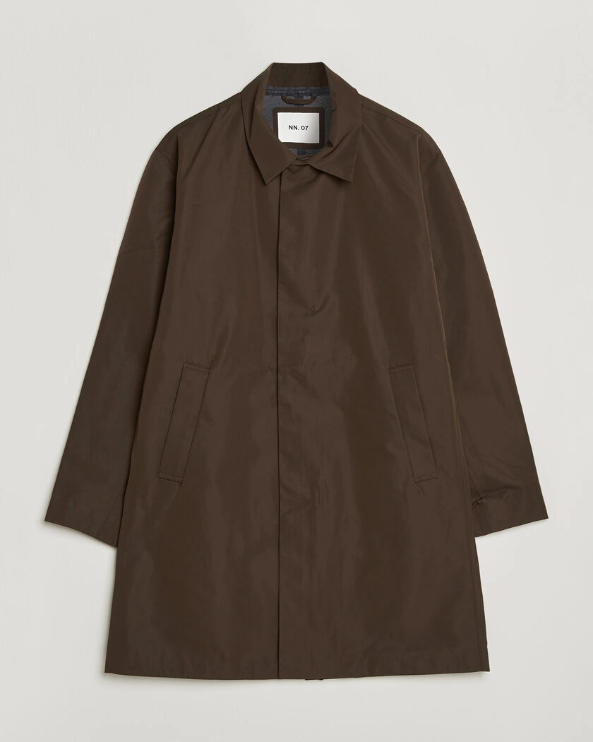 NN07 Steve Technical Coat Demitasse Brown – Brun
