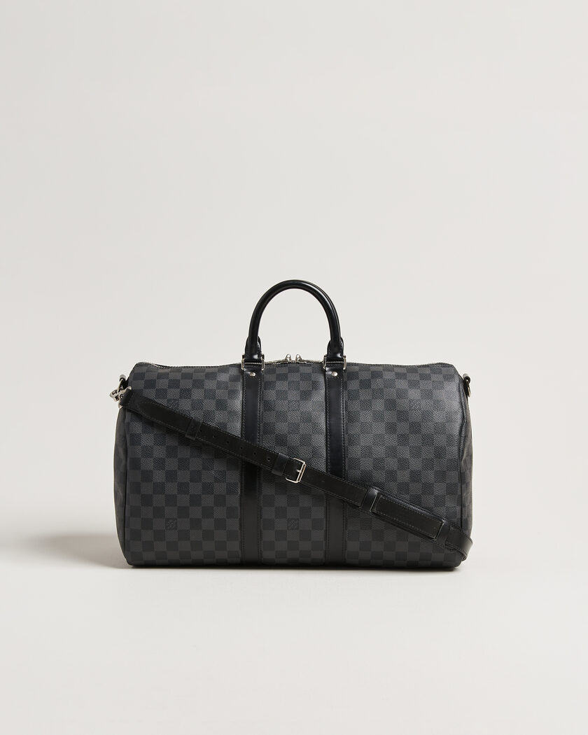Louis Vuitton Pre-Owned Keepall 45 Bandouliére Damier Graphite