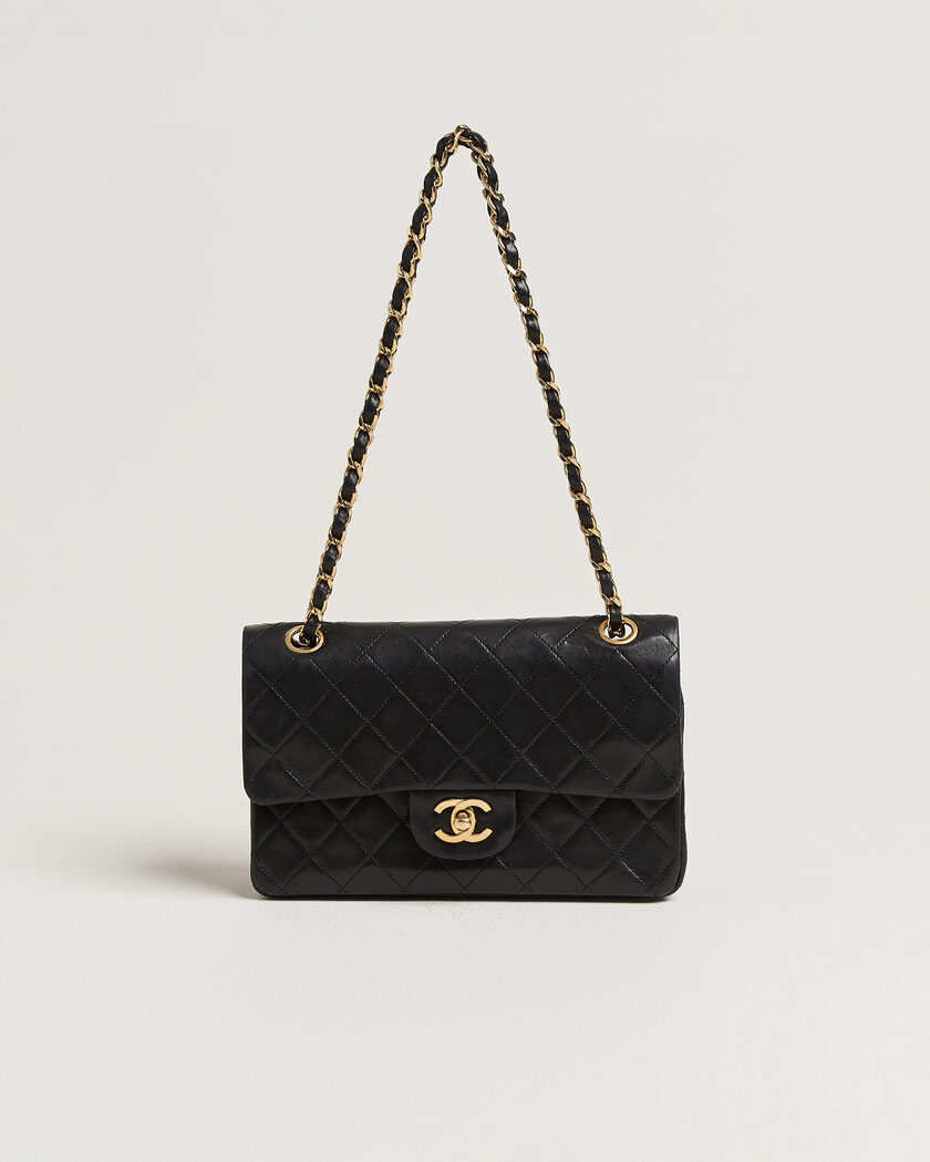 Chanel Pre-Owned Classic Small Double Flap Bag Black – Svart