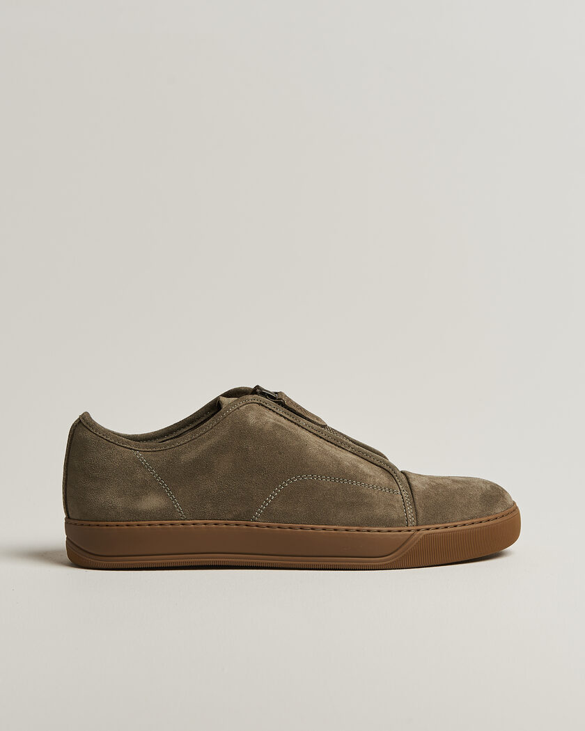 Lanvin DBB1 Zip Sneakers Khaki – Grön