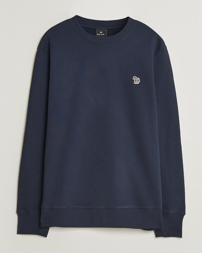 PS Paul Smith Zebra Organic Cotton Sweatshirt Navy – Blå