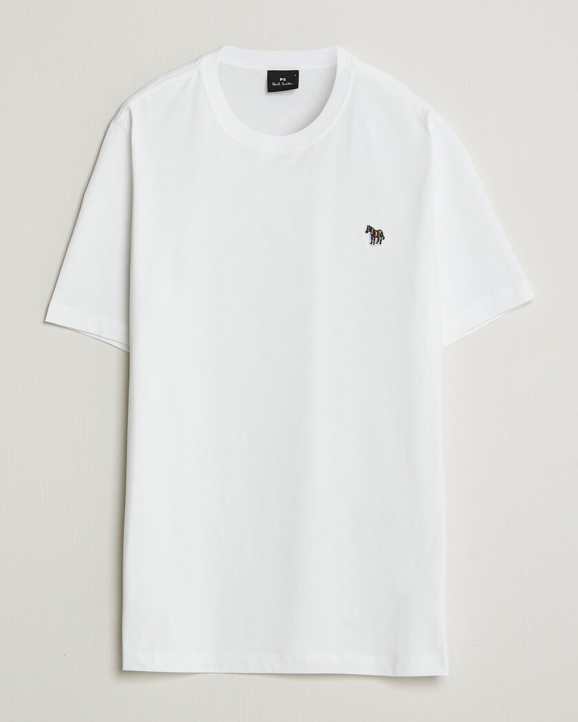 PS Paul Smith Organic Cotton Zebra T-Shirt White – Vit