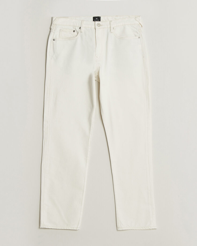 PS Paul Smith Relaxed Tapered Fit Jeans Off White – Vit