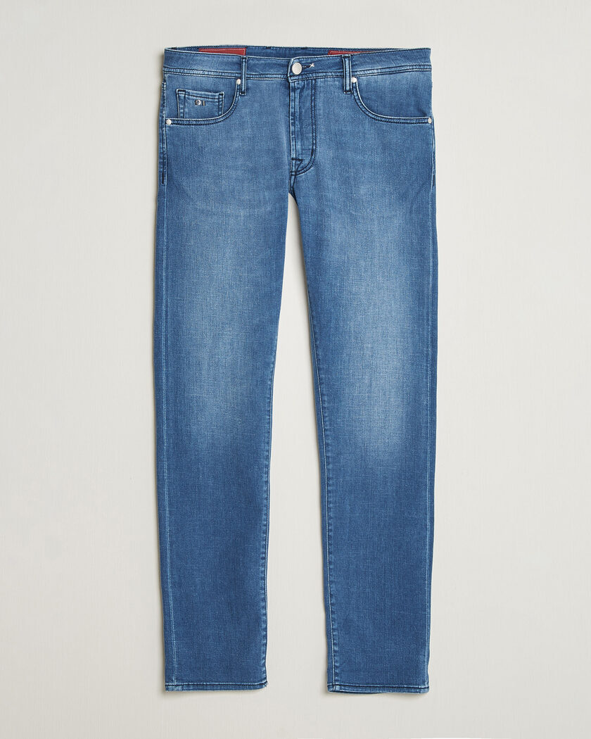 Tramarossa Michelangelo Stretch Relax Jeans Mid Blue – Blå