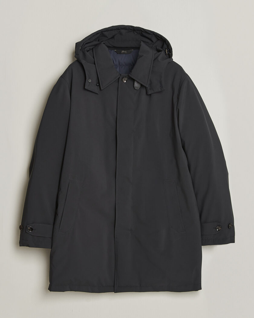 Brioni Performa Down Coat Navy – Blå