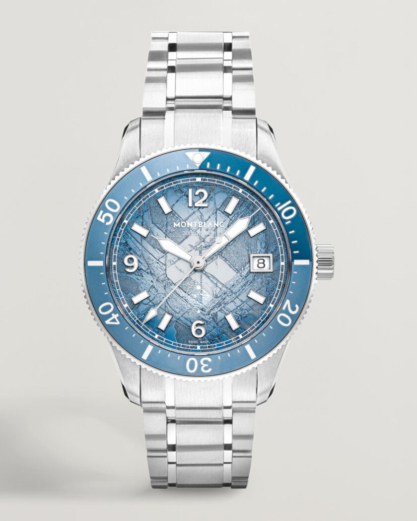 Montblanc Iced Sea Automatic Date 0 Oxygen Light Blue – Blå