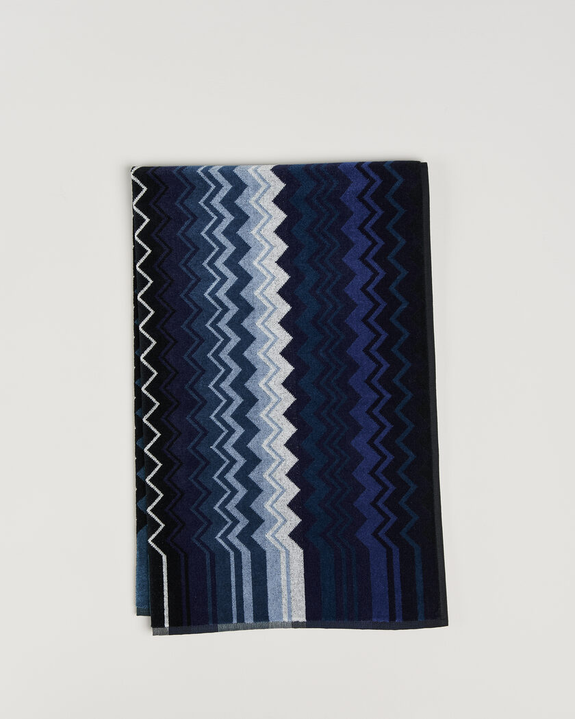 Missoni Home Giacomo Bath Towel 70x115cm Multi Blue – Blå