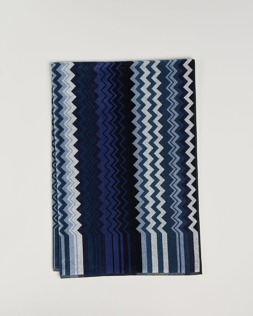 Missoni Home Giacomo Bath Sheet 100x150cm Multi Blue – Blå
