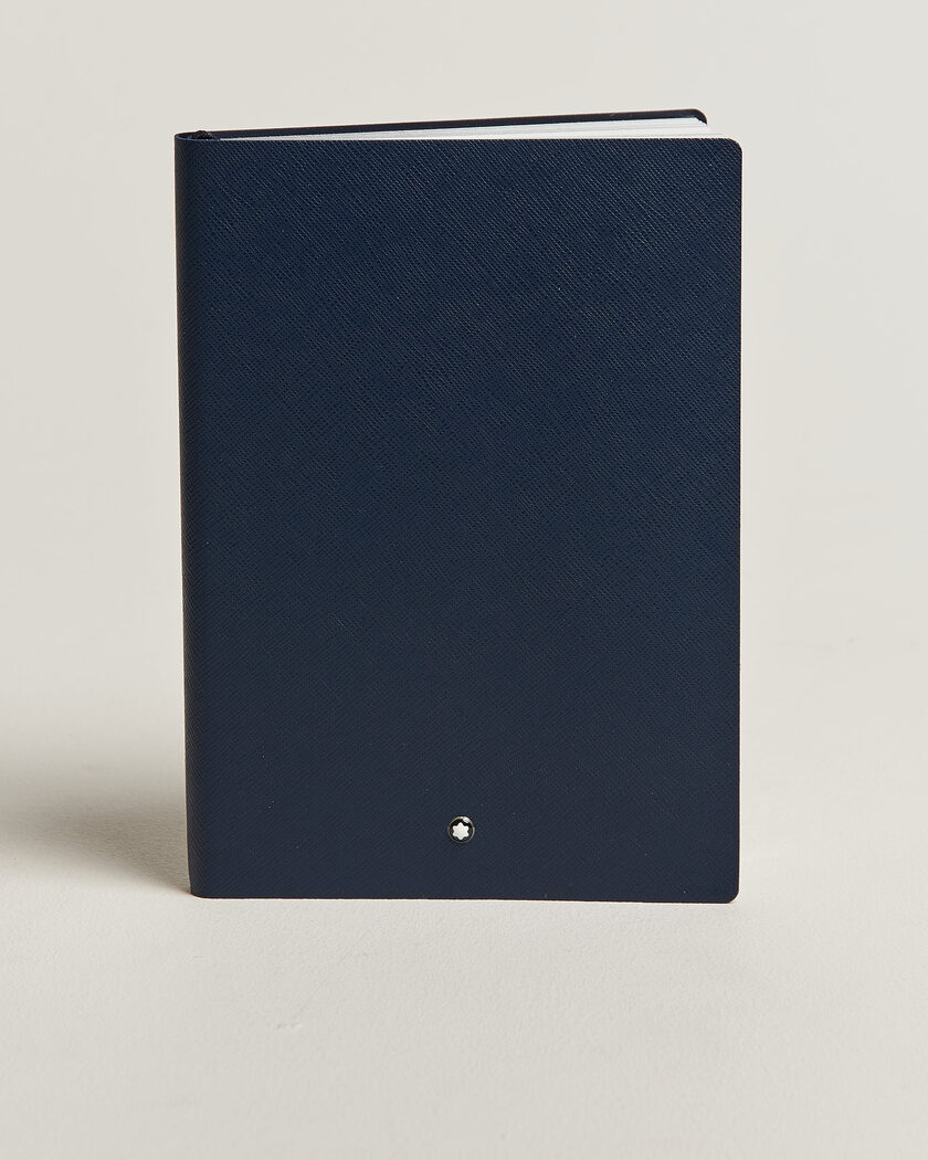 Montblanc Notebook Medium, Saffiano Leather Ink Blue – Blå