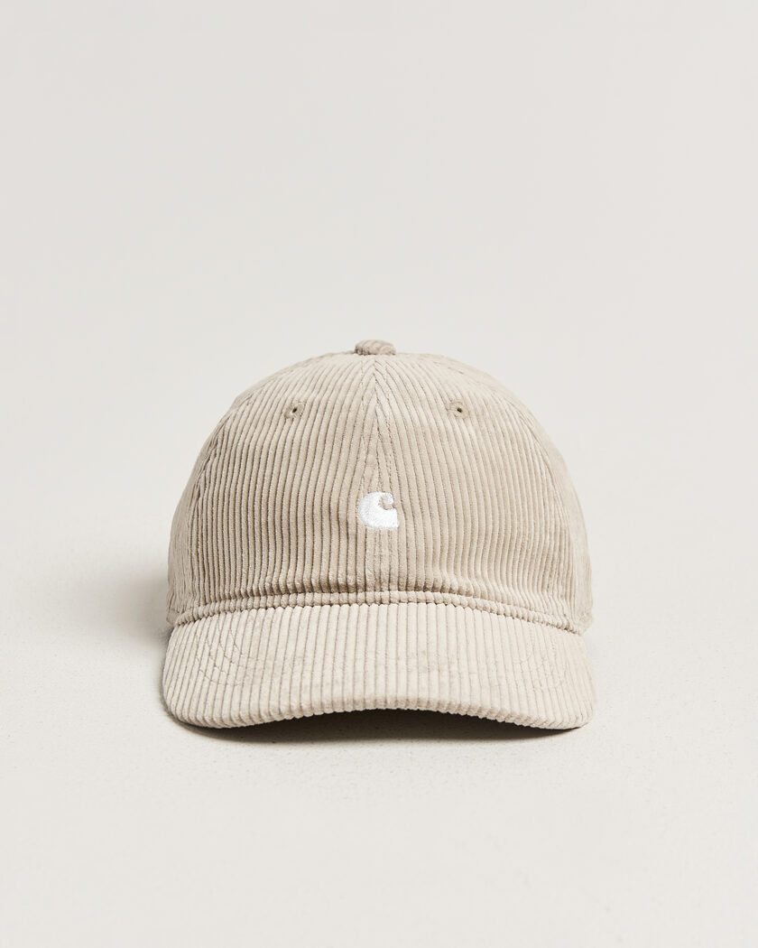 Carhartt WIP Harlem Cord Cap Wall – Vit