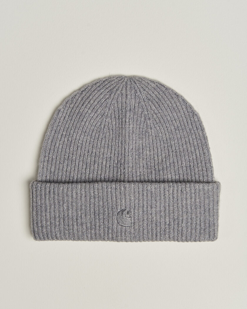 Carhartt WIP Curtis Tonal Logo Beanie Shady Grey – Grå