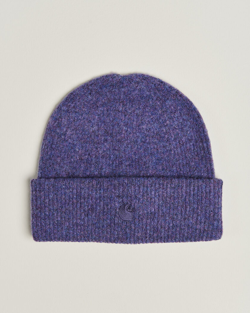 Carhartt WIP Curtis Tonal Logo Beanie Shady Purple – Lila