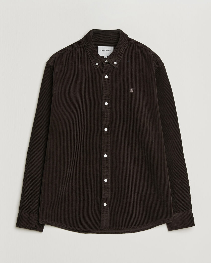 Carhartt WIP Madison Cord Shirt Tobacco – Brun