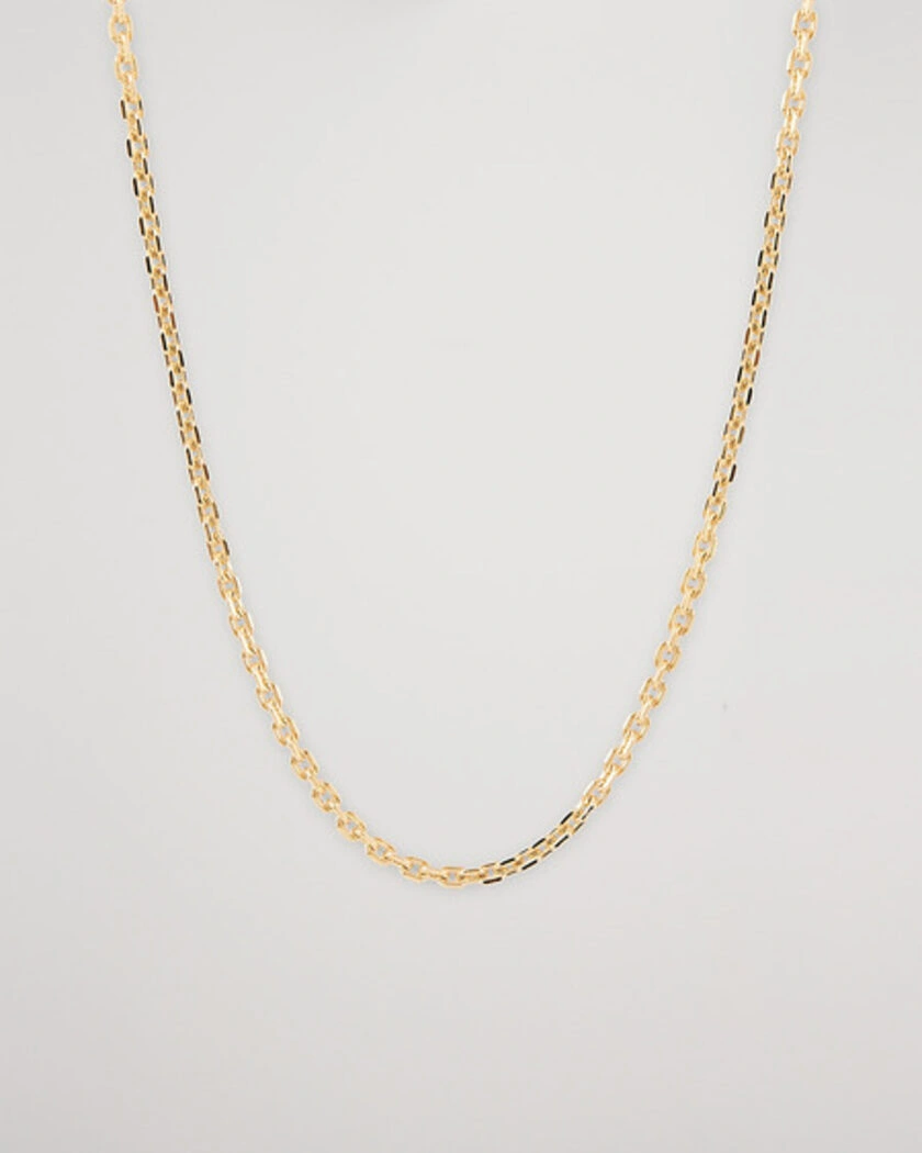 Tom Wood Anker Chain Necklace Gold – Guld