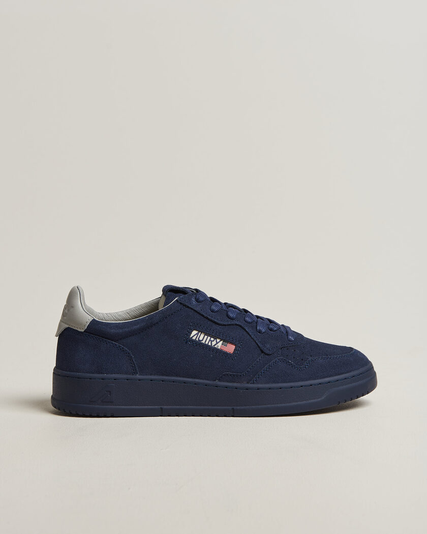 Autry Medalist Low Suede Sneaker Navy – Blå