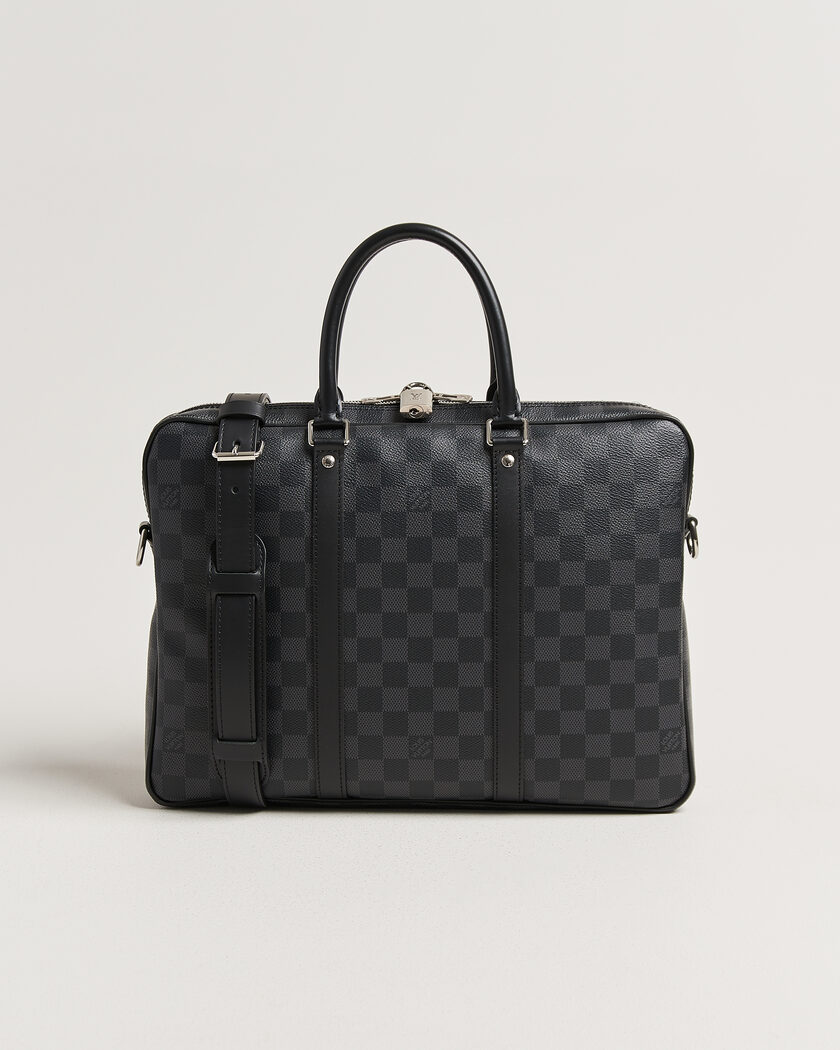 Louis Vuitton Pre-Owned Porte Documents Damier Graphite