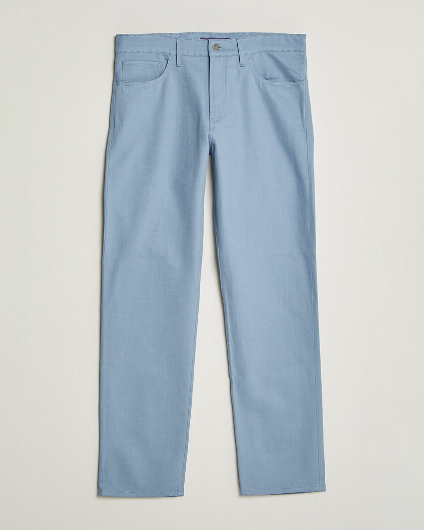 Ralph Lauren Purple Label 5-Pocket Italian Denim Pants Winward Blue – Blå