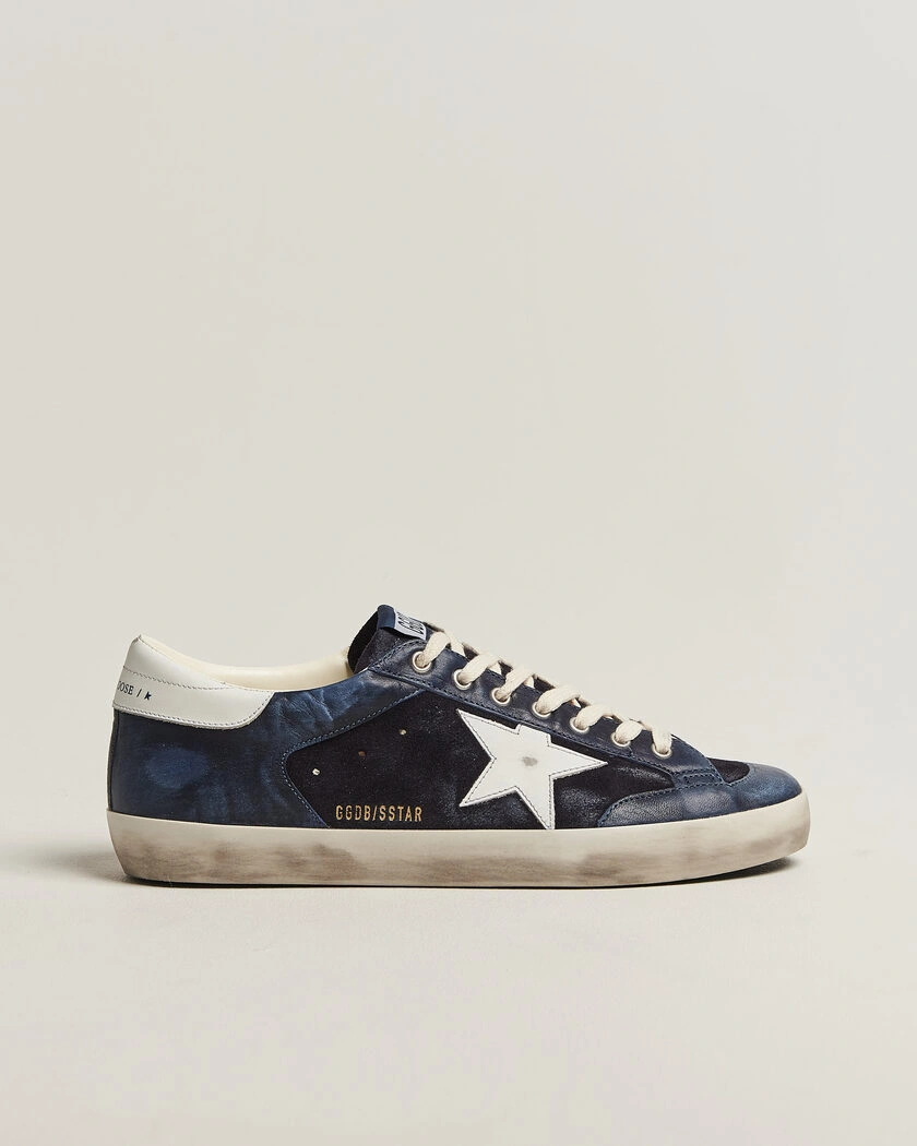 Golden Goose Super-Star Sneakers Dark Blue – Blå