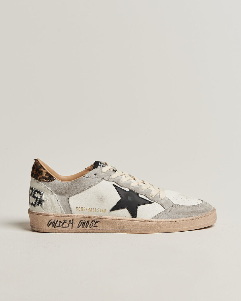 Golden Goose Ball Star Sneakers White/Grey – Vit