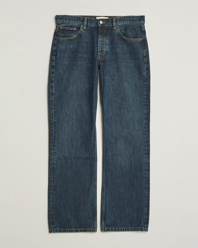 Jeanerica Arrow Straight Jeans Honey Mid Blue – Blå