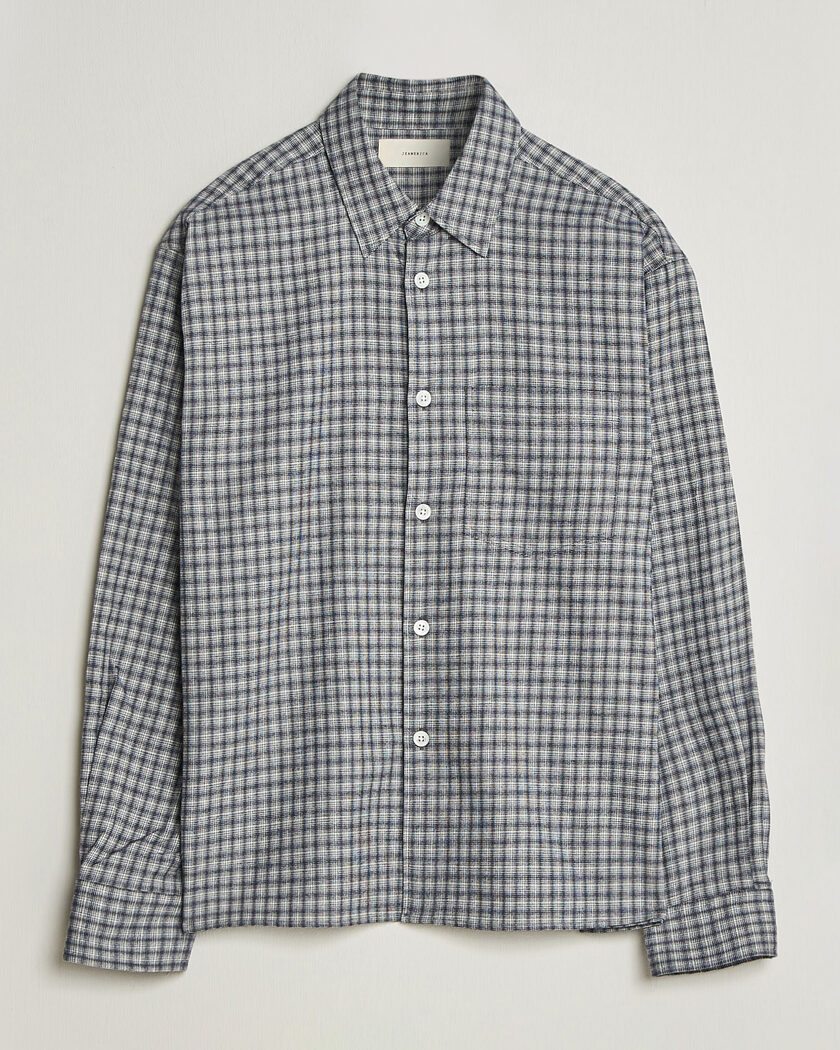 Jeanerica Juan Checked Flannel Shirt Blue – Blå