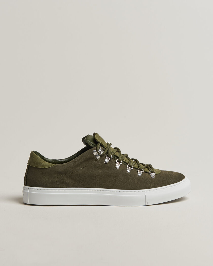 Diemme Marostica Low Sneaker Olive Suede – Grön