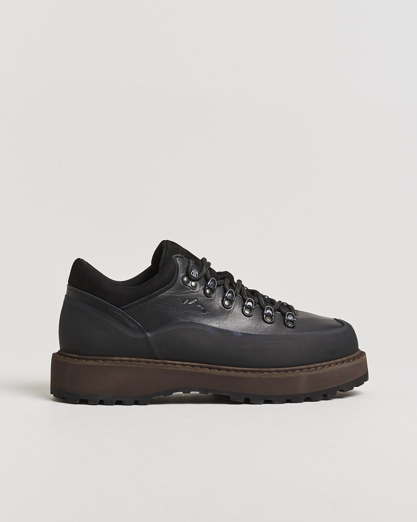 Diemme Cornaro Gomma Low Boot Black Calf – Svart