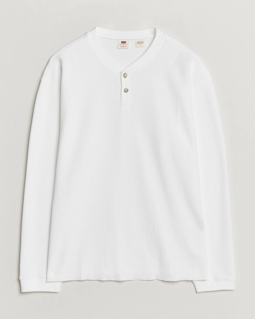 Levi's Relaxed Henley Bright White – Vit