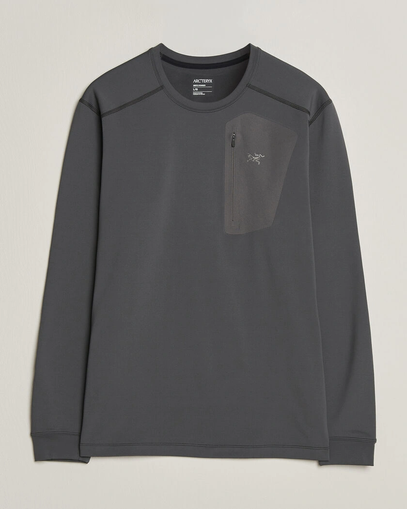 Arc'teryx Rho LT Baselayer Crew Neck Cloud – Grå
