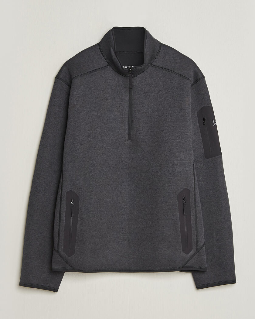 Arc'teryx Covert Half Zip Black Heather – Svart