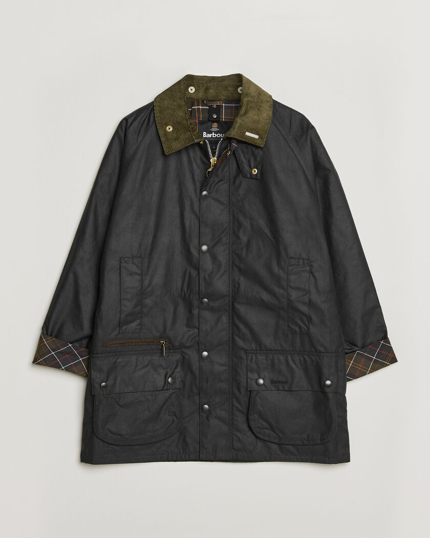 Barbour Lifestyle Icons Beaufort Wax Jacket Navy – Blå