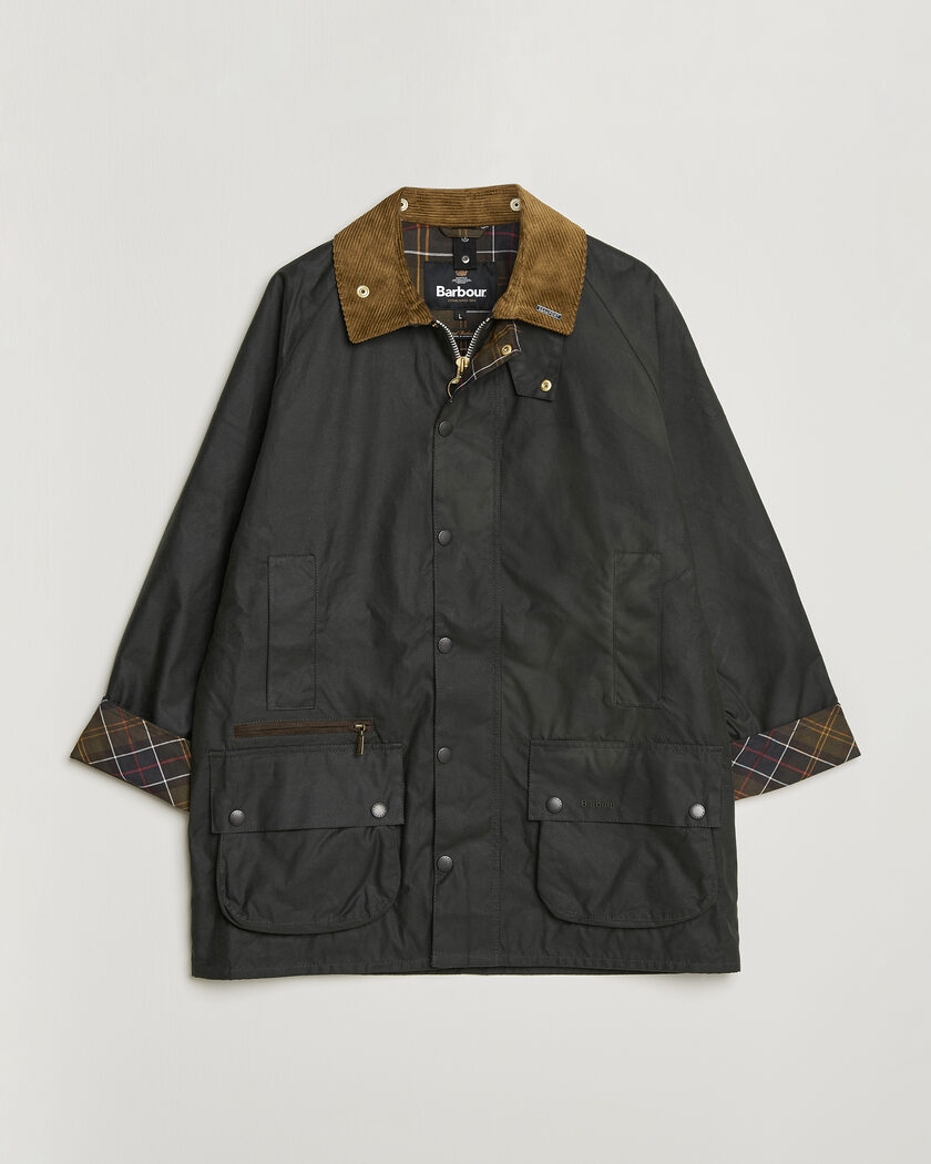 Barbour Lifestyle Icons Beaufort Wax Jacket Sage – Grön