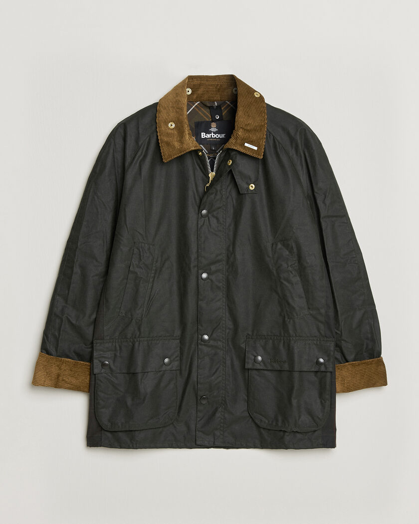 Barbour Lifestyle Icons Ashby Wax Jacket Sage – Grön