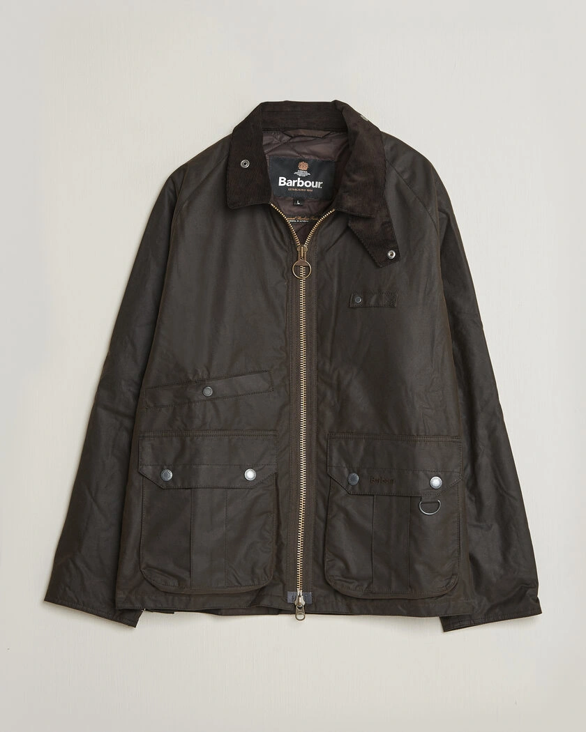 Barbour Lifestyle Re-Engineered Durran Wax Jacket Dark Brown – Brun