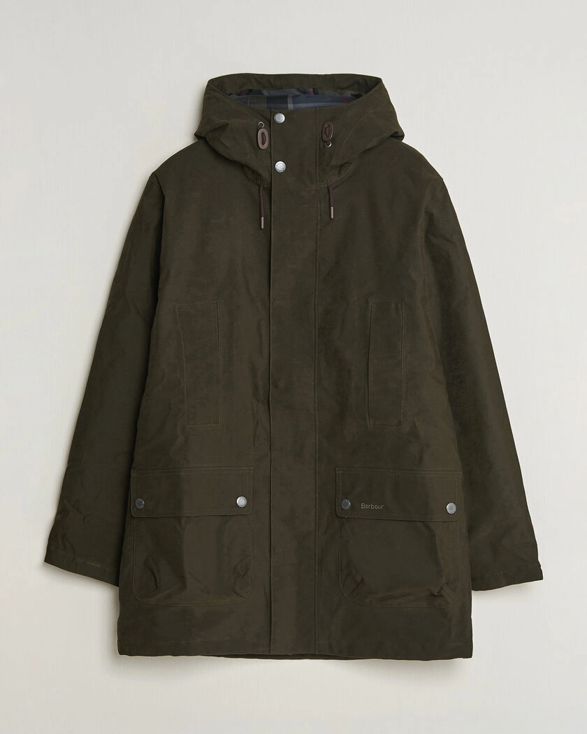 Barbour Lifestyle Northfield Winter Waterproof Parka Dark Sage – Grön