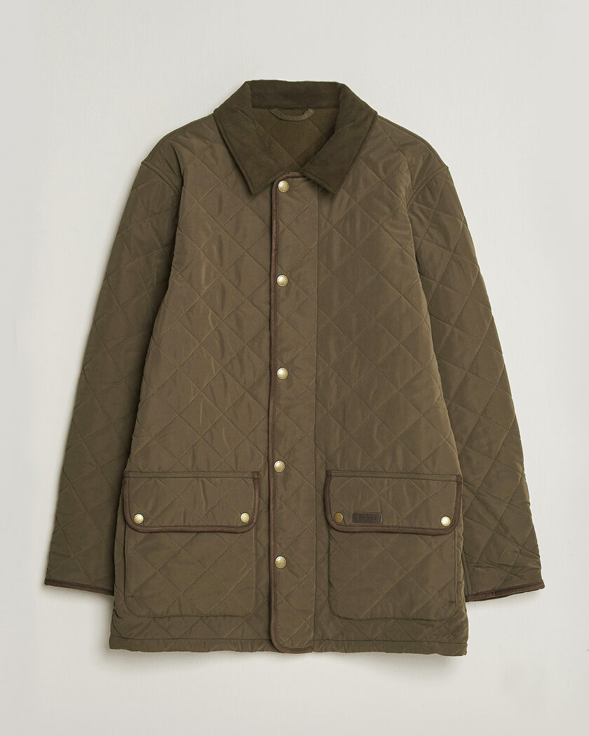 Barbour Lifestyle Thursby Polarquilt Jacket Dark Olive – Grön