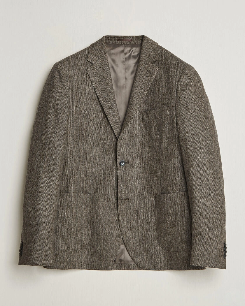 Barbour Lifestyle Fairford Herringbone Blazer Grey Marl – Grå