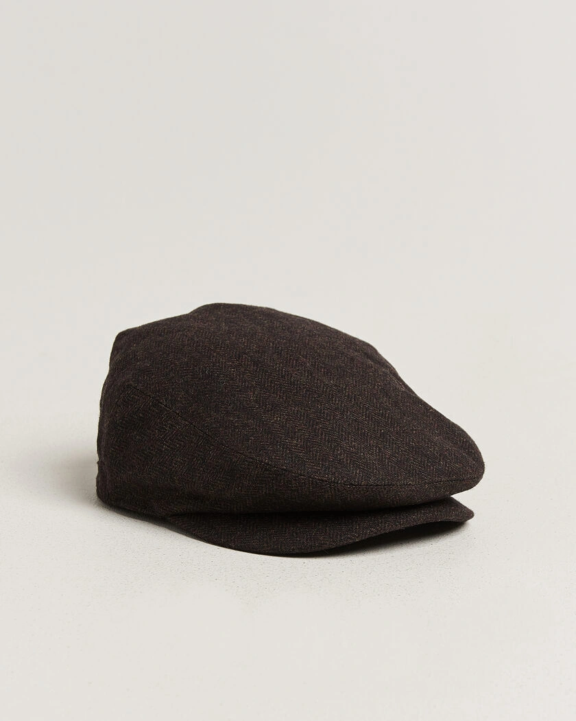 Barbour Lifestyle Barlow Herringbone Cap Brown – Brun
