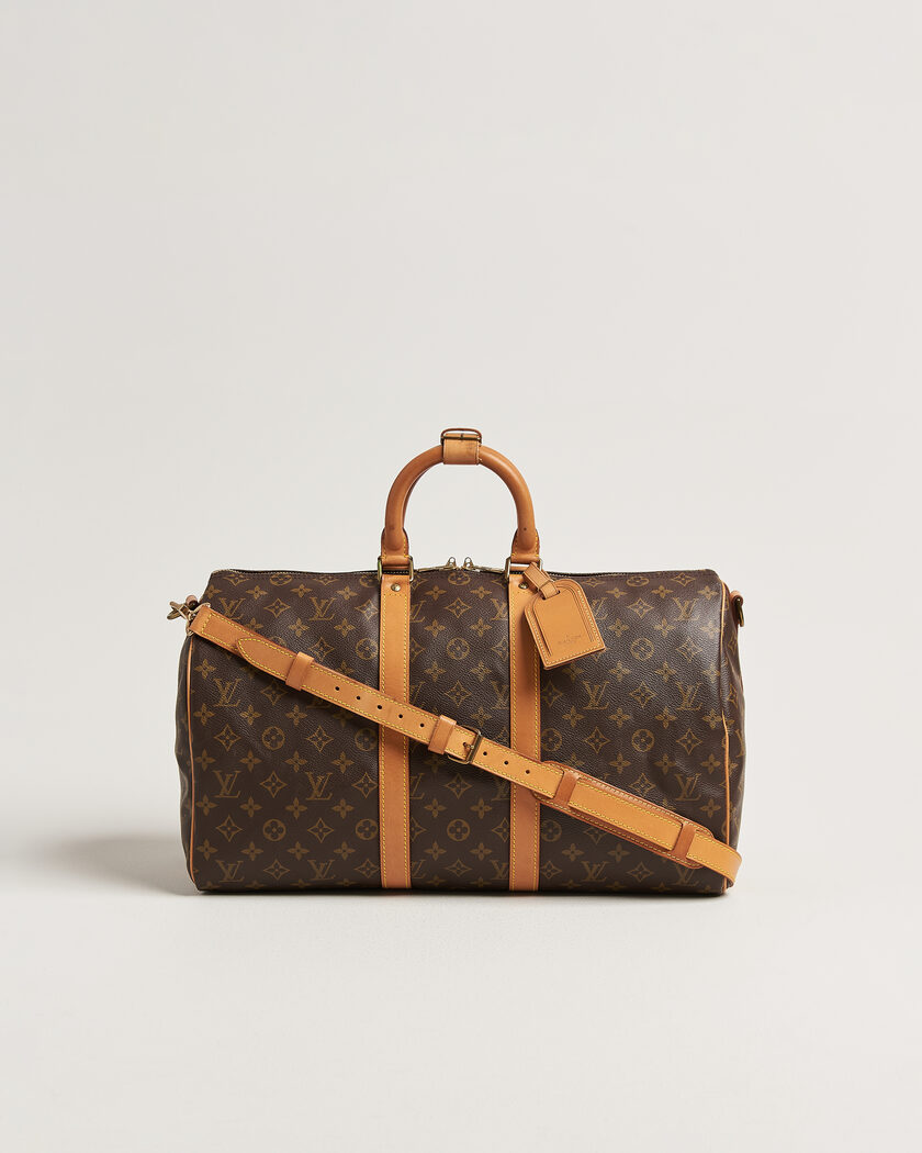 Louis Vuitton Pre-Owned Keepall Bandouliére 45 Monogram – Brun