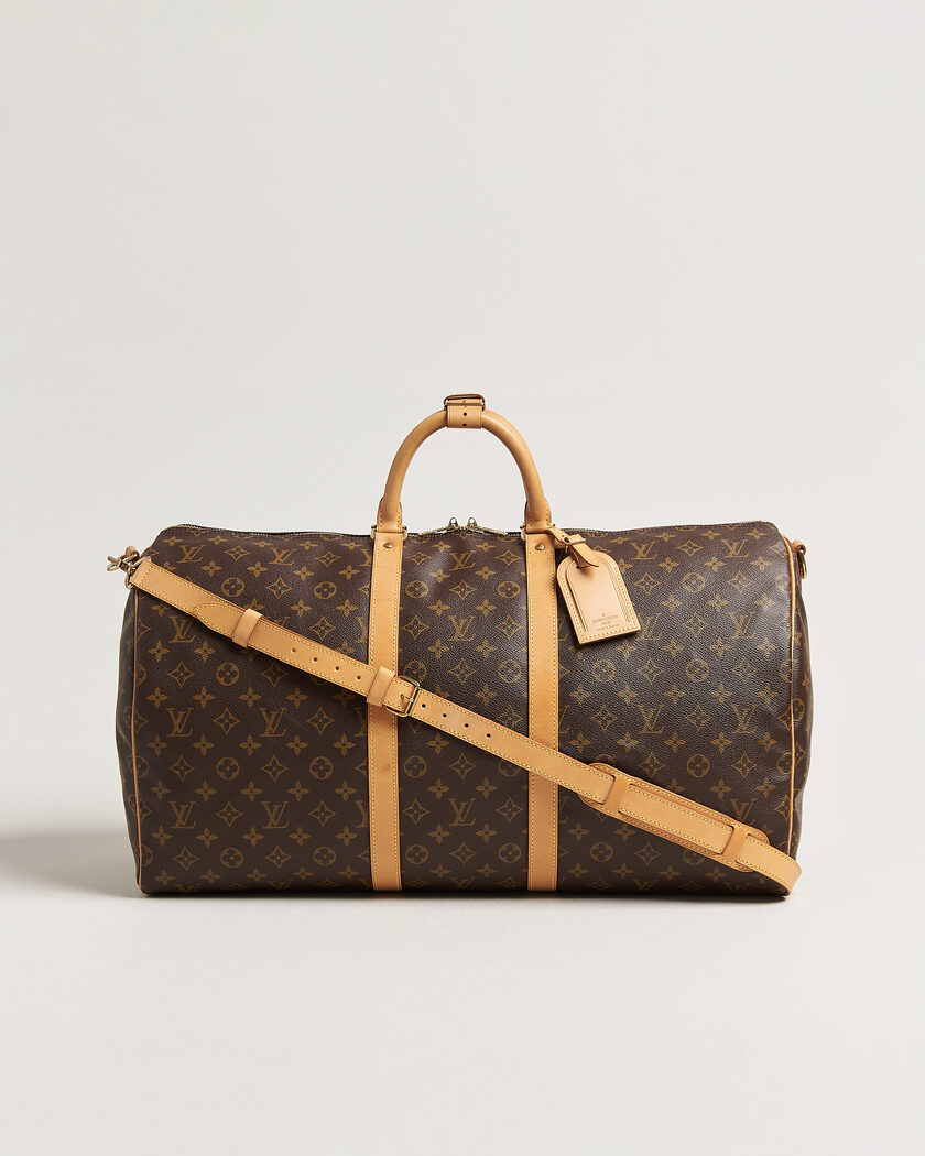 Louis Vuitton Pre-Owned Keepall Bandouliére 55 Monogram – Brun
