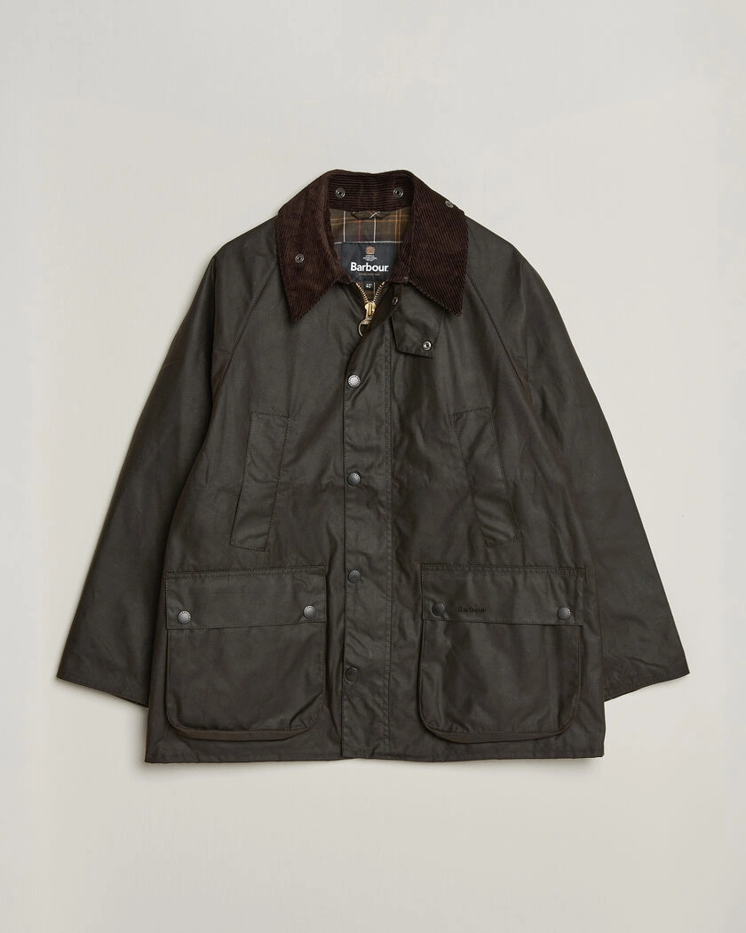 Barbour Heritage Oversize Bedale Wax Jacket Dark Brown – Brun